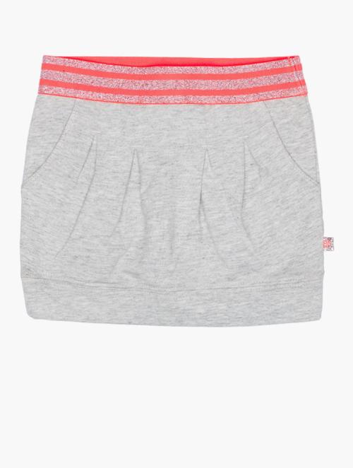 DKNY Kids Grey & Orange Pleated Skirt