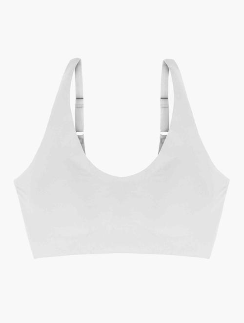 Dorina White Airlite Scoop Neck Bralette