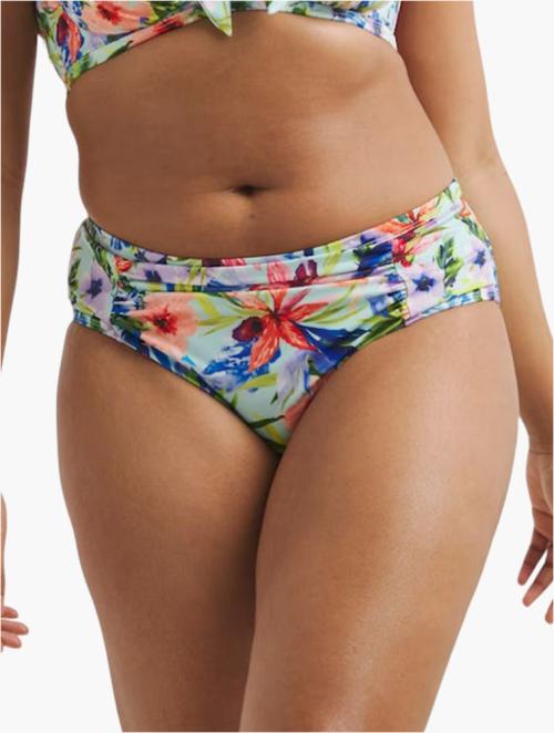 Dorina White Floral Balabio Island Classic Hipster Briefs