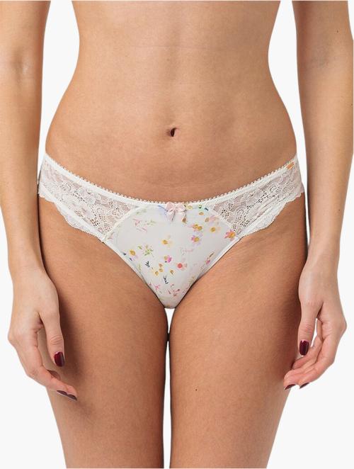 Dorina Ivory Briar Classic Lace Panel Briefs