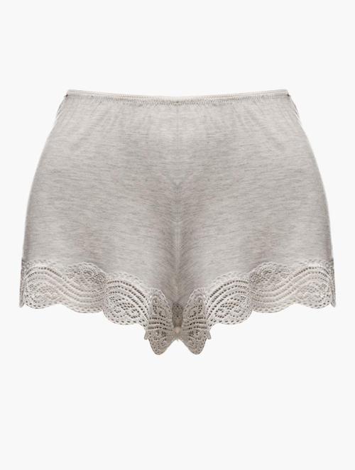 Dorina Grey High Rise Lace Shorts