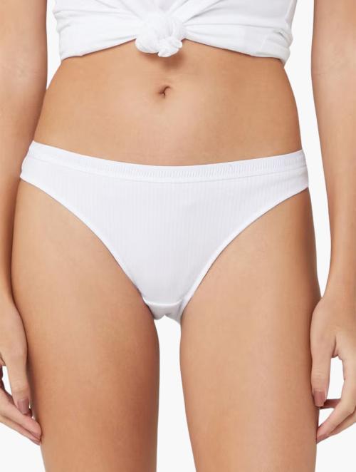 Dorina White Tiffany High Leg Brazilian Briefs