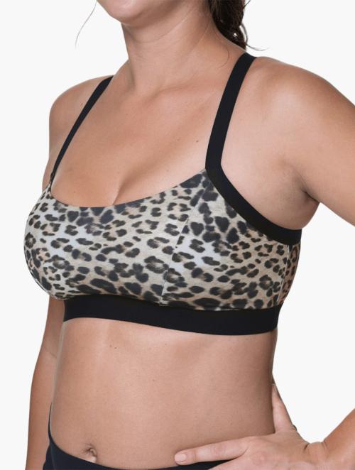 Dorina Black Javari Printed Sports Bra