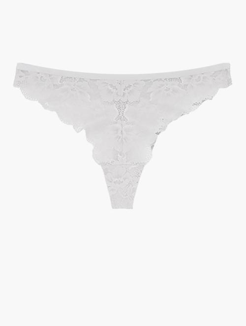 Victoria's Secret Stretch Cotton Lace Ruched-Back Hiphugger Panty -5/$30  MULTI