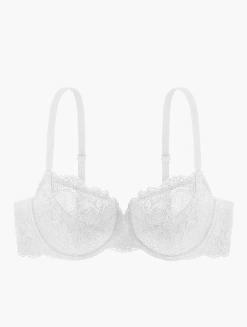 Dorina White Wired Bra