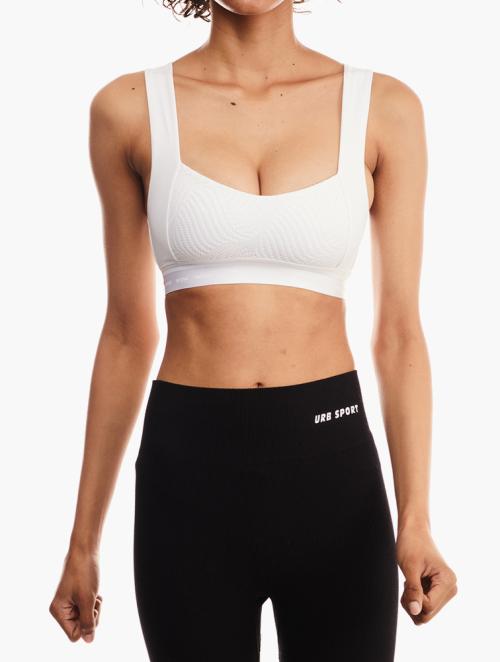 Dorina White Be Amazing Raceback Sports Bra