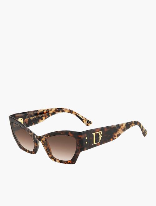 Dsquared Grey Havana Cat Eye Hype Sunglasses