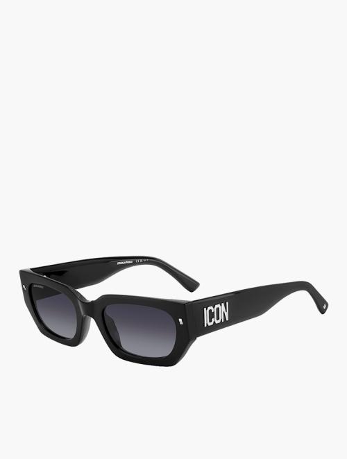 Dsquared Black Rectangular Sunglasses