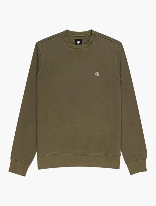 Element Kid's Green Long Sleeve Crew Neck