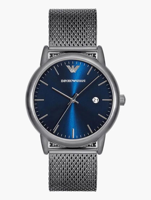 EMPORIO ARMANI Gunmetal Luigi Watch