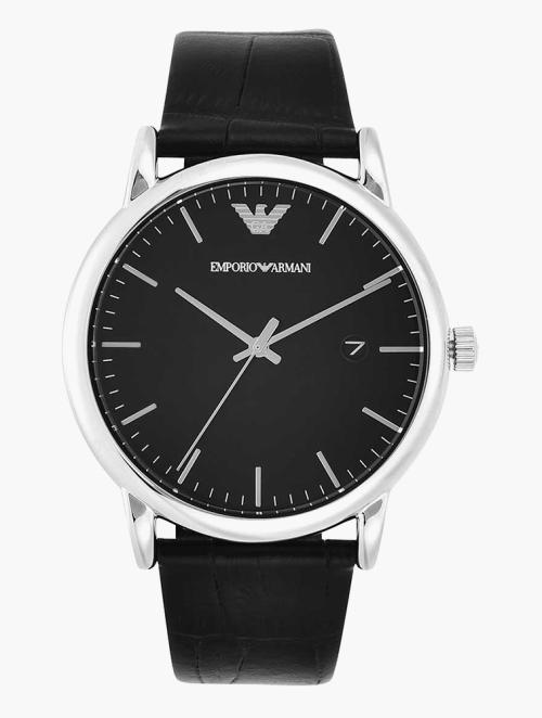 EMPORIO ARMANI Black Luigi Watch