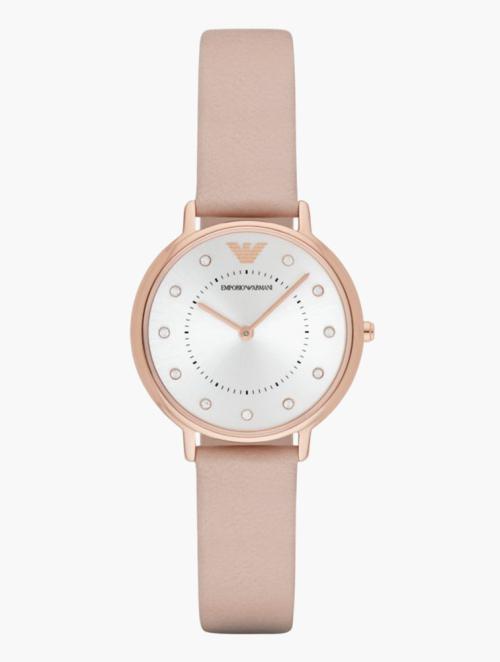 EMPORIO ARMANI Rose Gold Round Kappa Watch