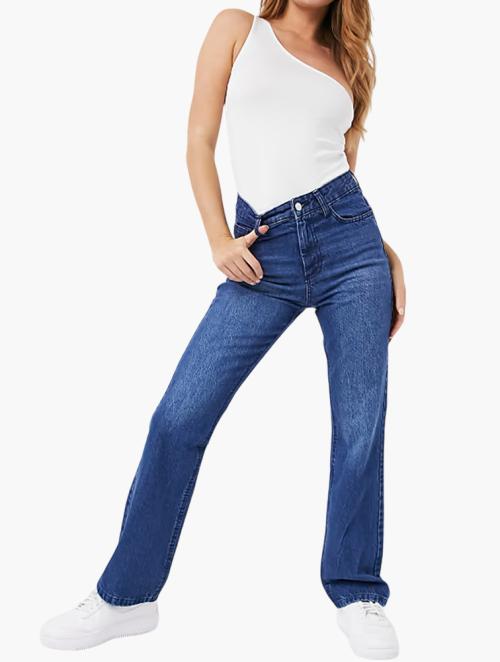 Femme Luxe Blue  Luxe High Waist Slim Flare Jeans