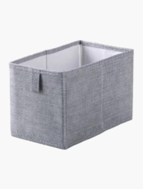 Fine Living Grey Fabric Storage Bin