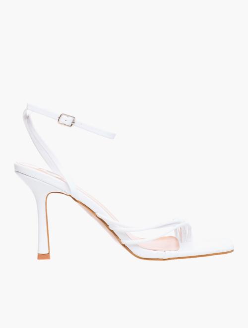 Footwork White Sandal Heels 