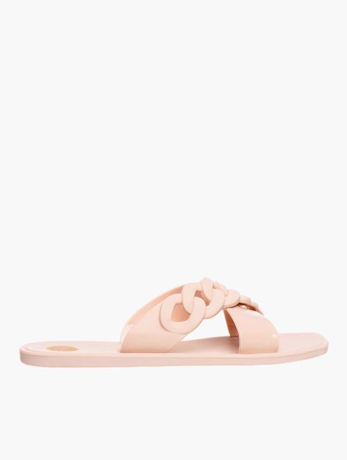 Footwork Beige Kell Flat Sandals