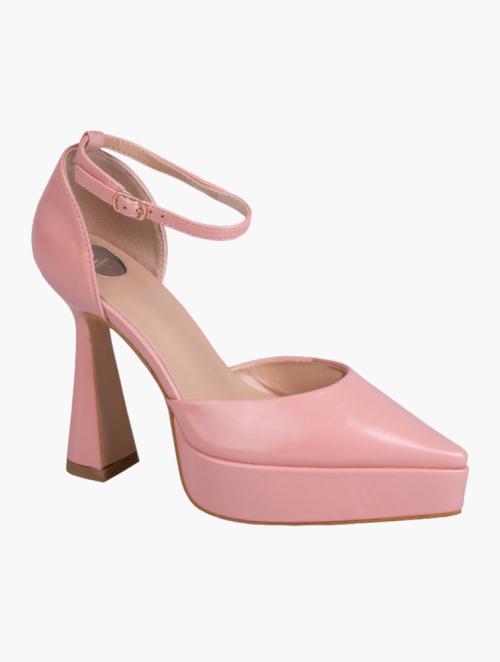 Footwork Pink Pu Kettli Court High Heels