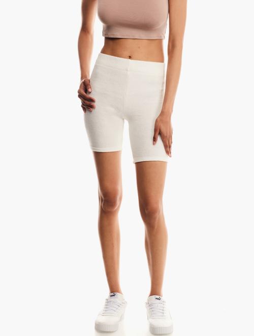 Forever 21 White High Rise Shorts