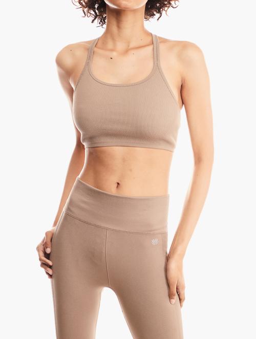 Forever 21 Taupe Seamless Active Top