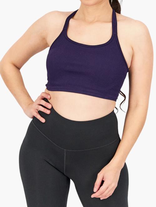 Forever 21 Purple Non Padded Seamless Sports Bra