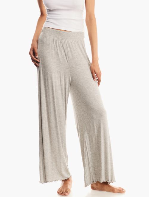 Forever 21 Heather Grey Lettuce Edge Lounge Pants