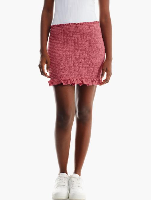 Forever 21 Rose Petal High Rise Textured Skirt