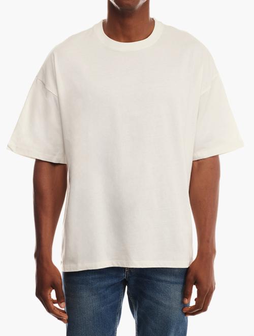 Forever 21 White Crew Neck Tee