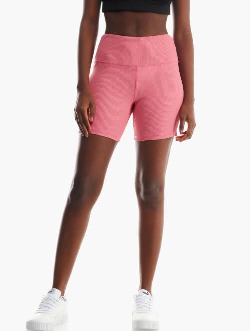 Forever 21 Miami Pink Active High-Rise Biker Shorts