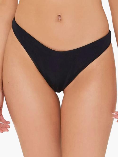 Forever 21 Black Low-Rise Bikini Bottoms