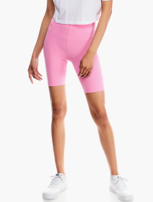 Forever 21 Pink Icing Jersey High Rise Biker Shorts