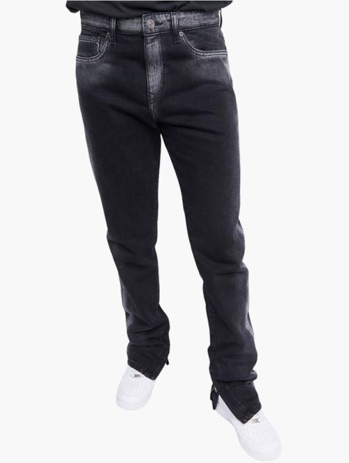 Forever 21 Black Zip-Hem Skinny Jeans