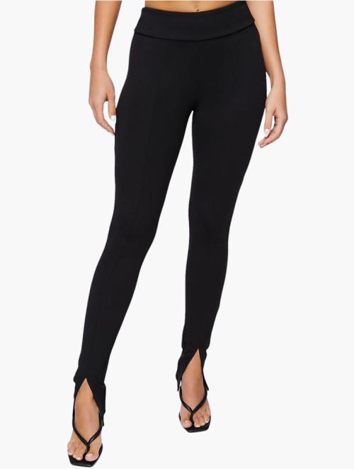 Forever 21 Women's Ponte Knit Flare Pants in Black, 1X - ShopStyle