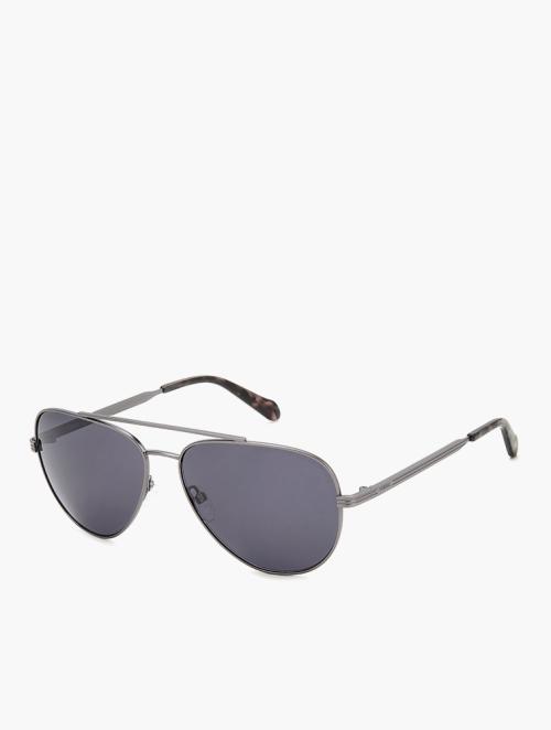 Fossil Grey Matte Dark Ruthenium Pilot Sunglasses