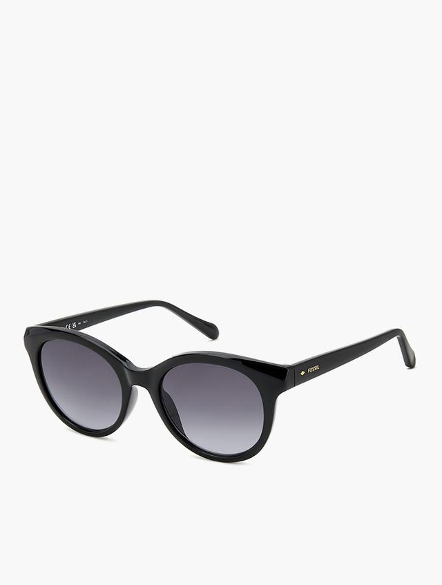 Fossil Dark Grey Shaded Round Sunglasses