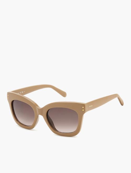 Fossil Beige Cat Eye Sunglasses