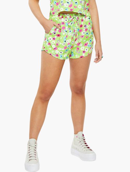 Glamorous Shorts - Multi Green Floral