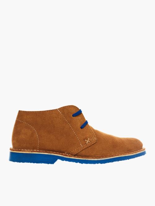 Grasshoppers Brown & Blue Traditional Heritage Vellies