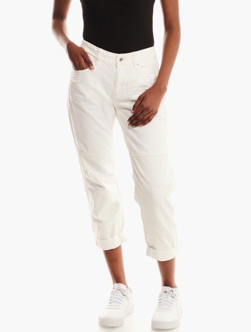 G-Star RAW White Midge Low Boyfriend Jeans