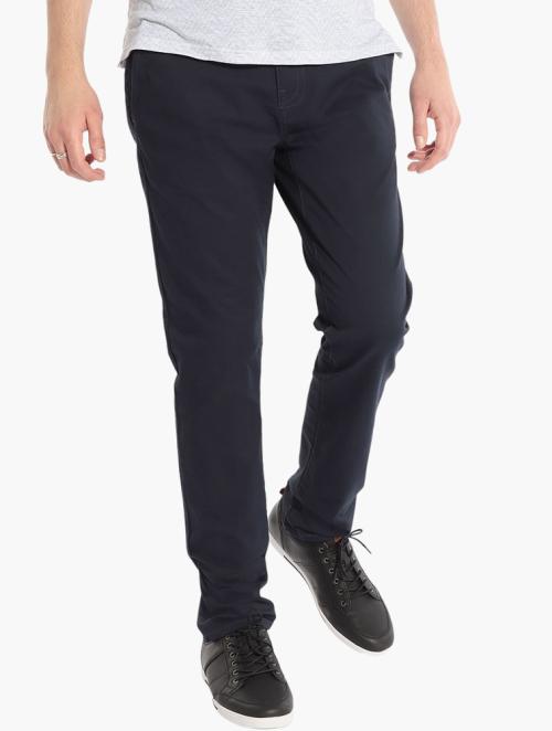 GUESS Midnight Navy Stretch Twill Slim Fit Chino Pants