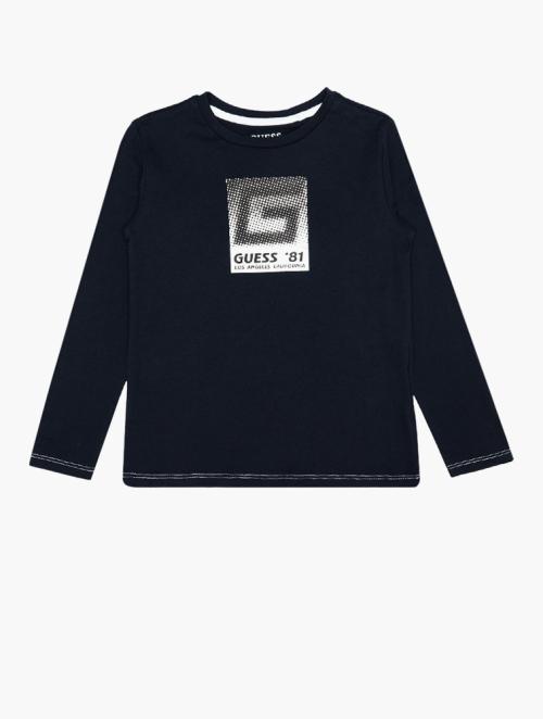 GUESS Kids Navy Long Sleeve Top