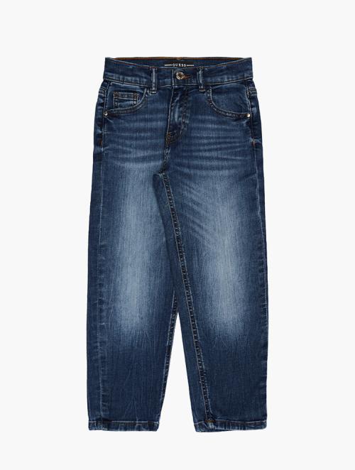 GUESS Mid Wash 7g Stretch Denim Straight Pants