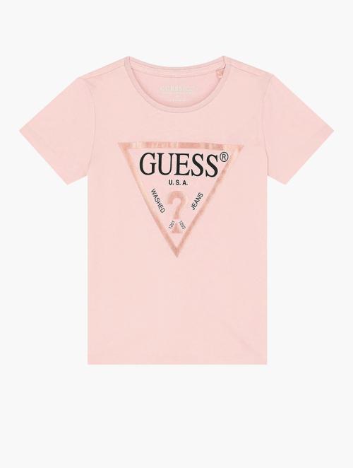 GUESS Pink Core T-Shirt 