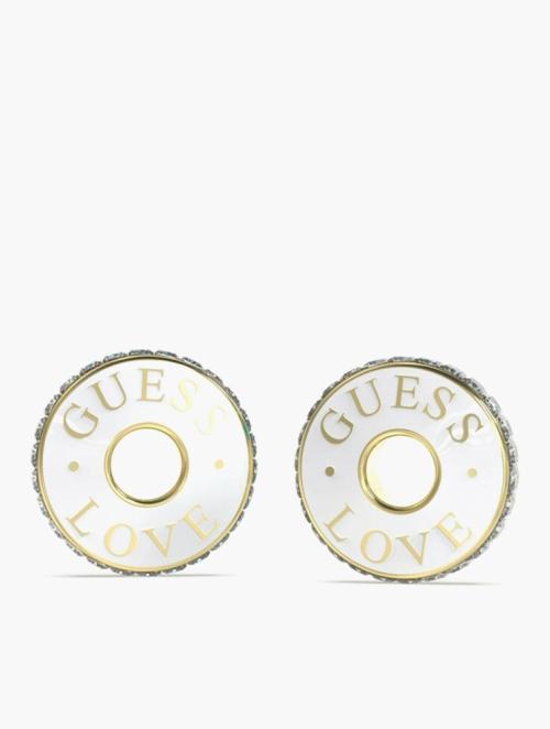 GUESS Silver Love Guess 12Mm Guess Studs