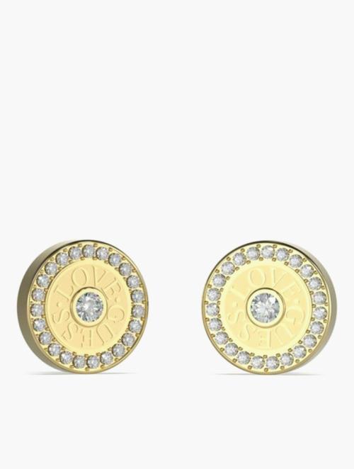 GUESS Gold Love Guess 12Mm Guess Studs