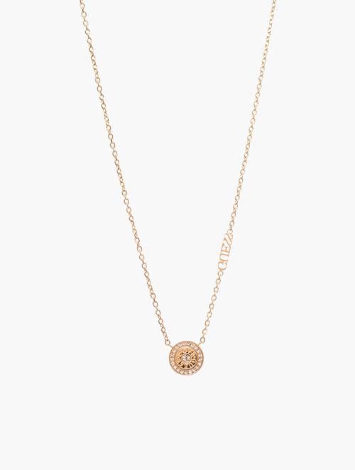 GUESS Gold Love Guess 16-18" Mini Necklace