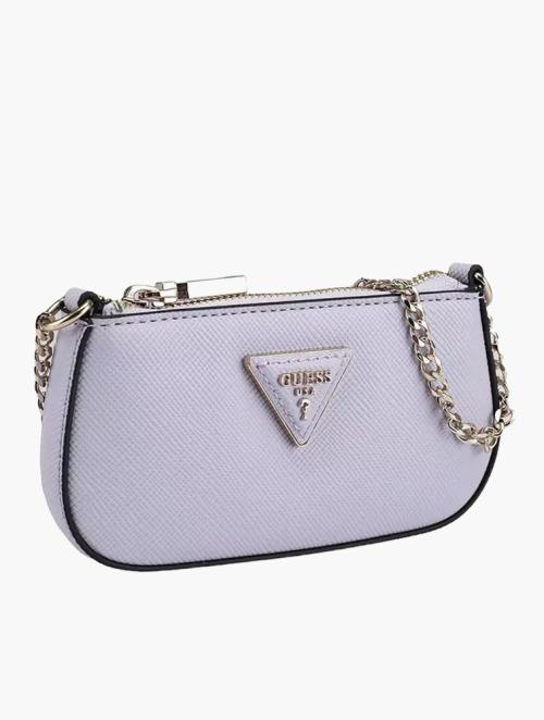 GUESS Lavender Avis Micro Mini Crossbody Bag