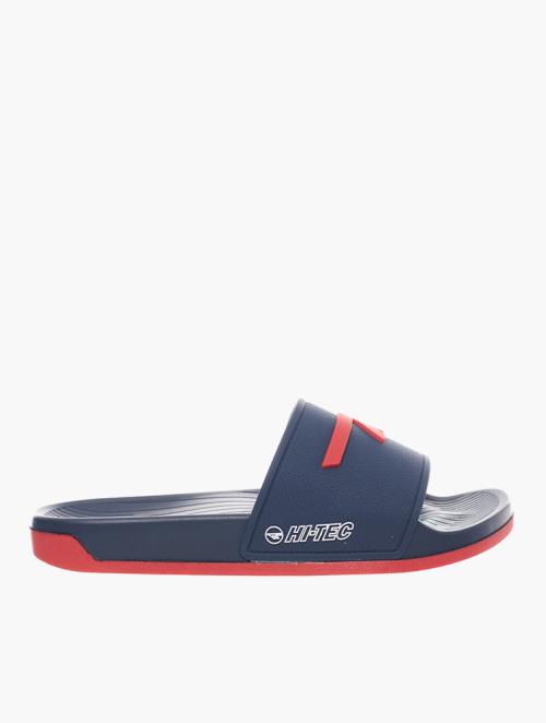 Hi Tec Blue & Red Core Slide Sandals