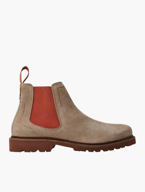 Hi Tec Sand & Red Expedition Chelsea Boots