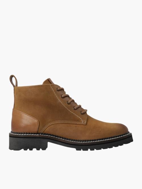 Hi Tec Tan Victoria Mid Lace-Up Boots