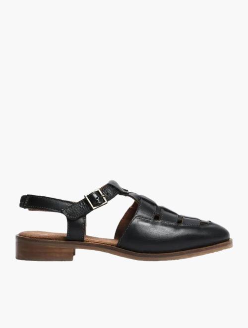 Hi Tec Black & Tan Dutches Slingback Sandals